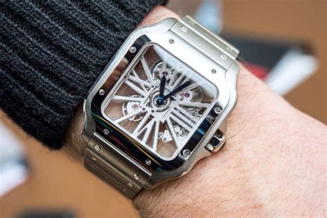 cartier santos skeleton watches